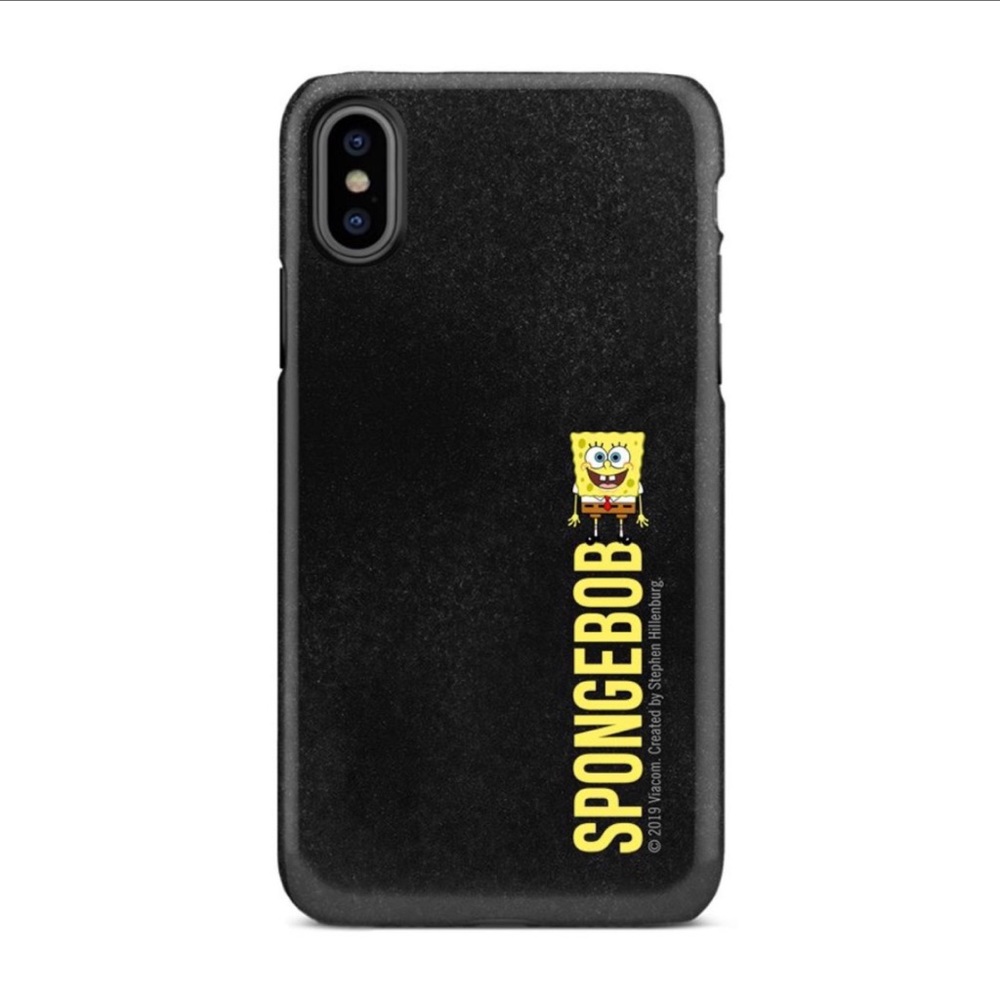 Black Spongebob iPhone XR phone case